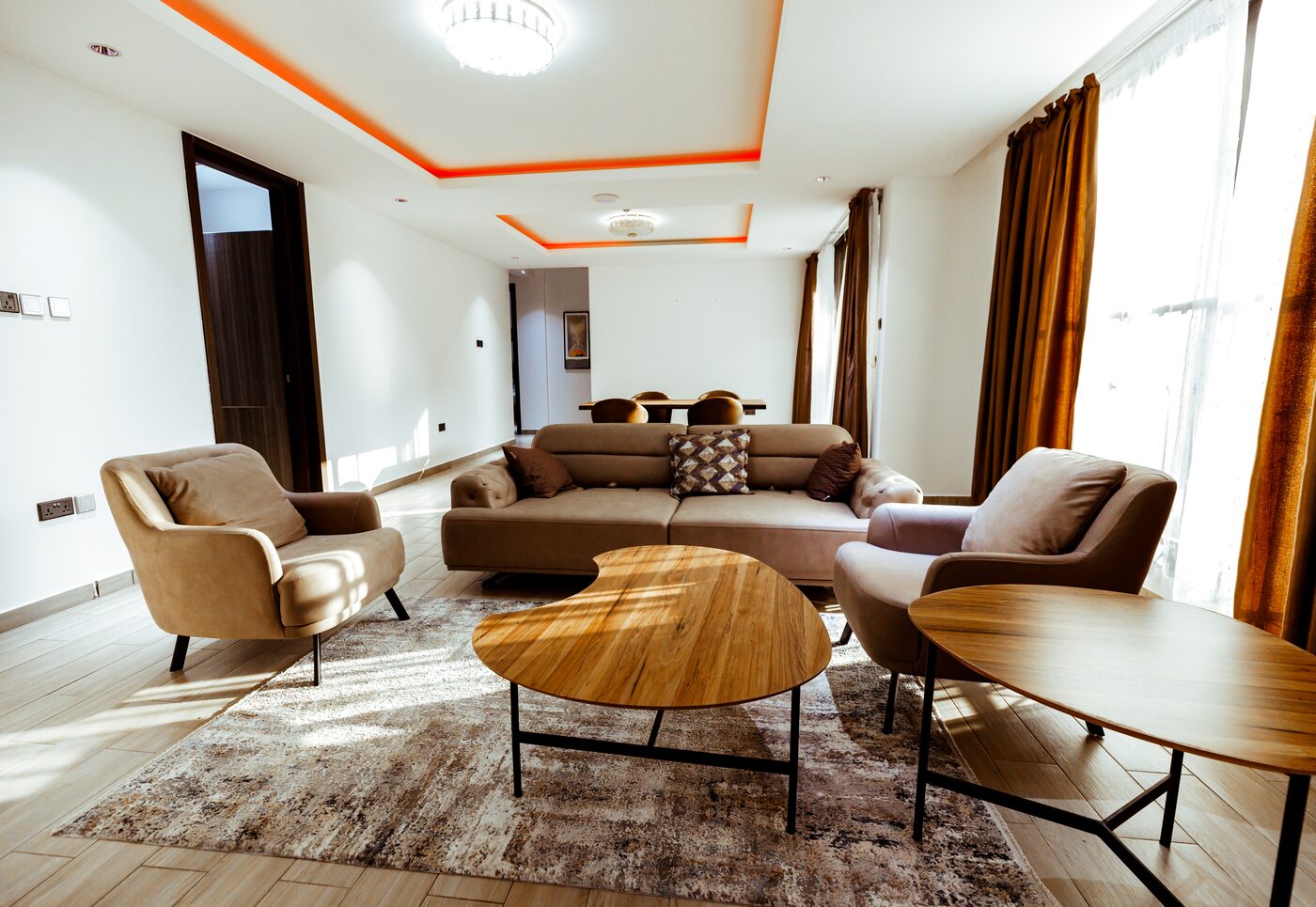 Four Bedroom apartment living space